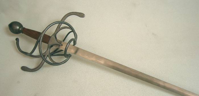 2 Ring Swept Hilt I Round Stock Rings Darkwood Armory Your Source For Historical Fencing